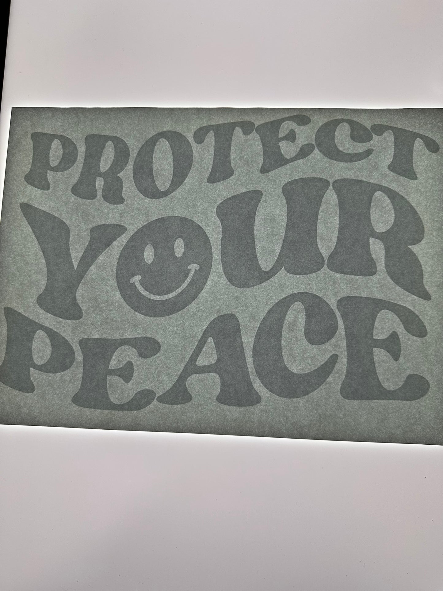 PROTECT YOUR PEACE TRANSFER (WHITE)