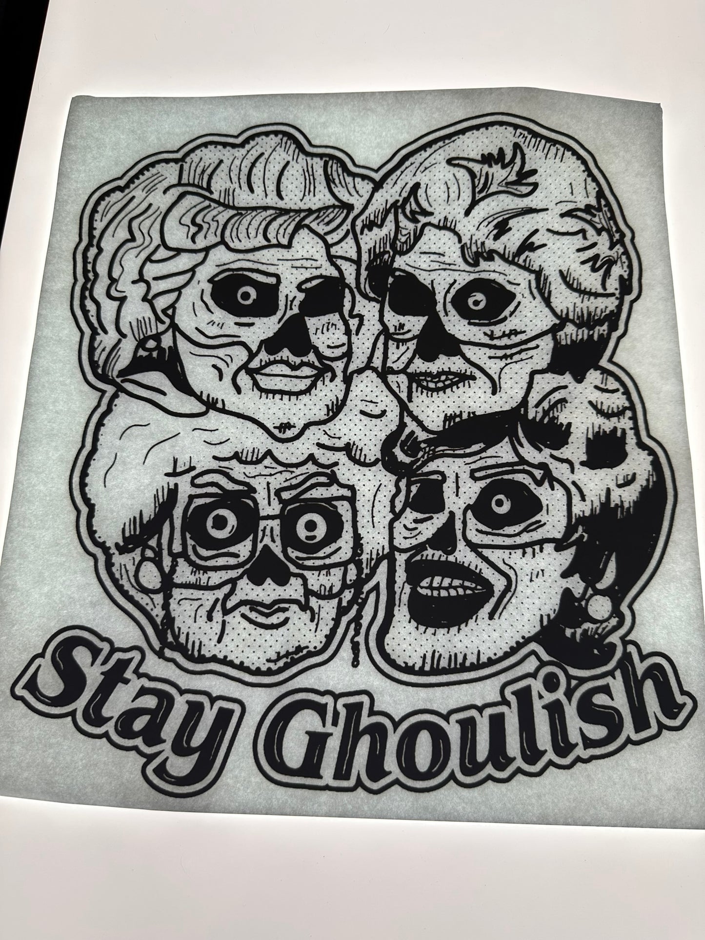 STAY GOULISH TRANSFER (BLACK)