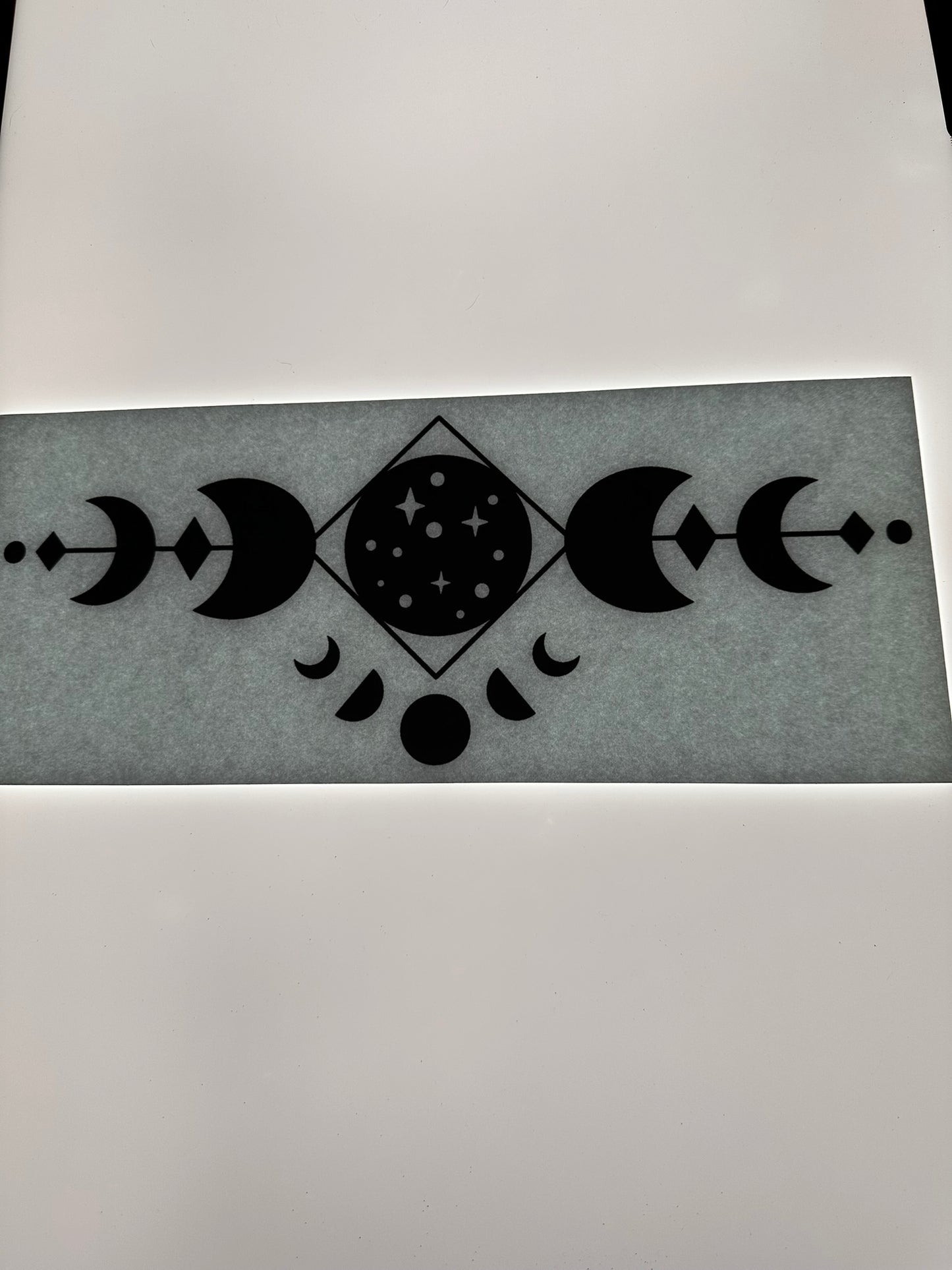 MOON STARS TRANSFER (BLACK)