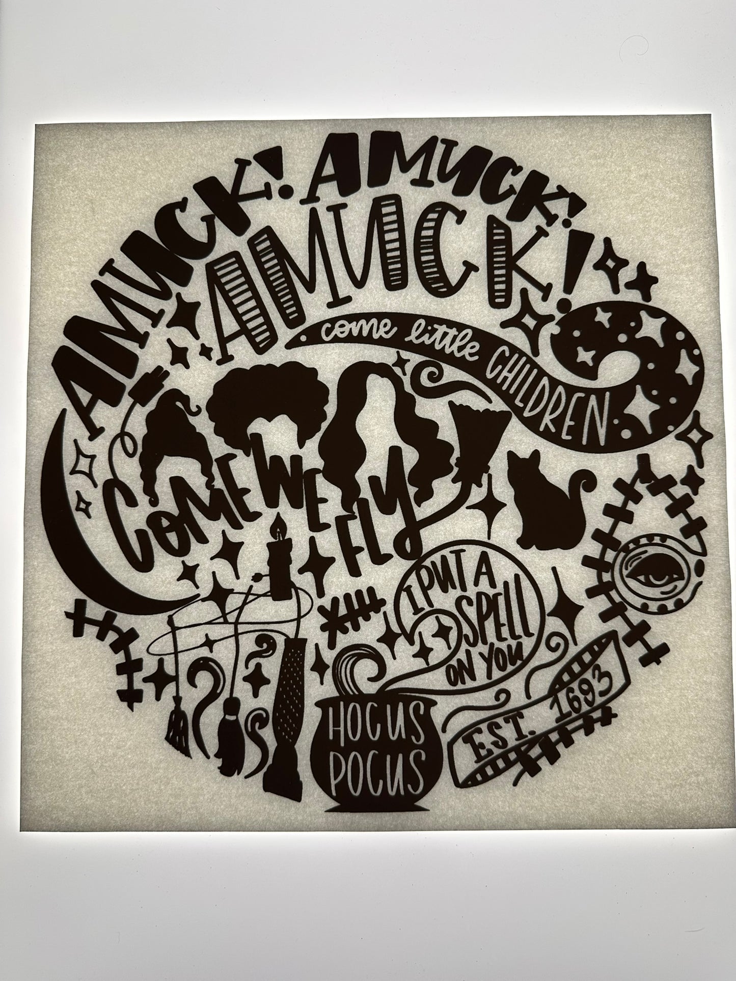 AMUCK AMUCK AMUCK TRANSFER (BLACK)