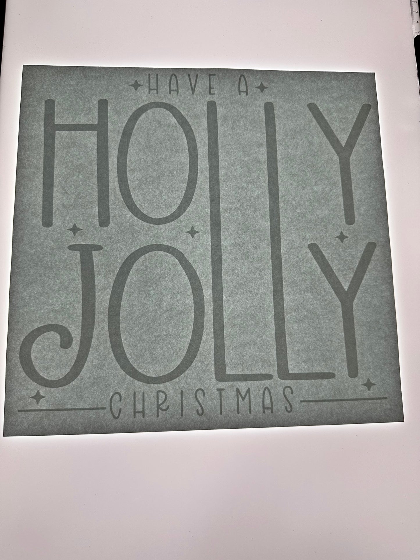 HOLLY JOLLY CHRISTMAS (WHITE)