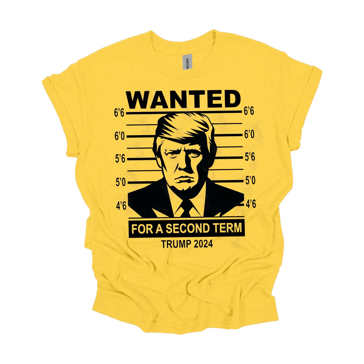 WANTED FOR SECOND TERM TRUMP 2024