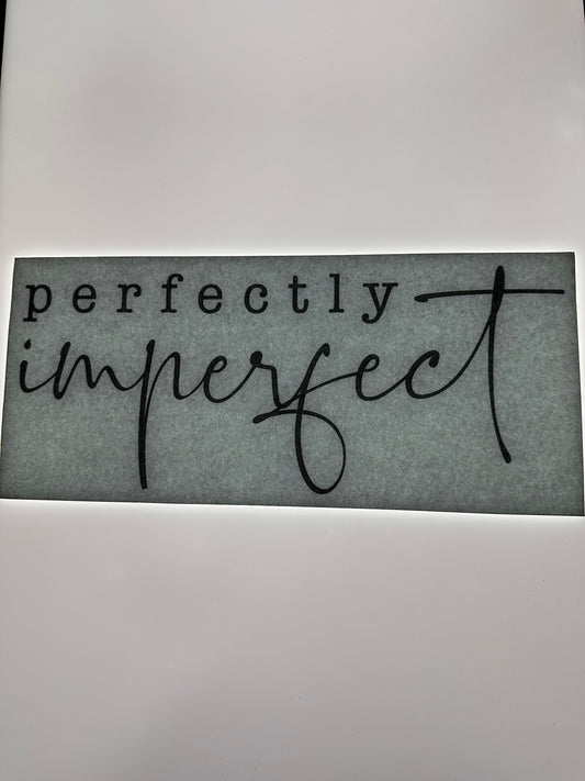 PERFECTLY IMPERFECT TRANSFER (SILVER)