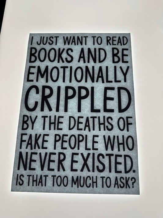 READ BOOKS TRANSFER (BLACK)