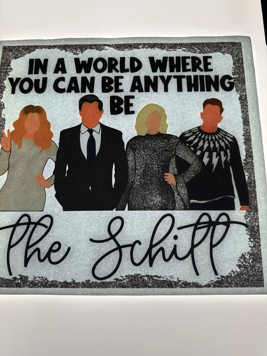 THE SCHITT TRANSFER (MULTICOLORED)