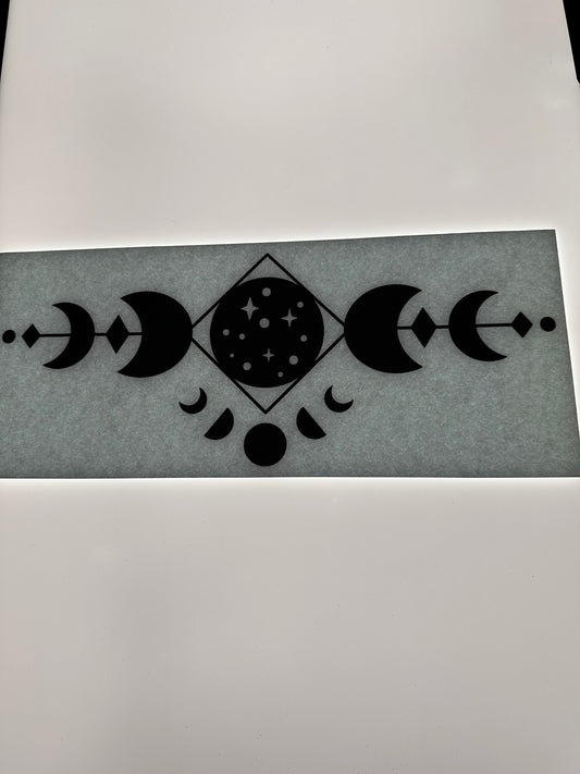 MOON STARS TRANSFER (BLACK)