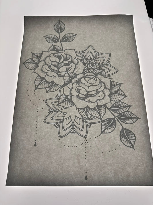 ROSE TRANSFER (WHITE)