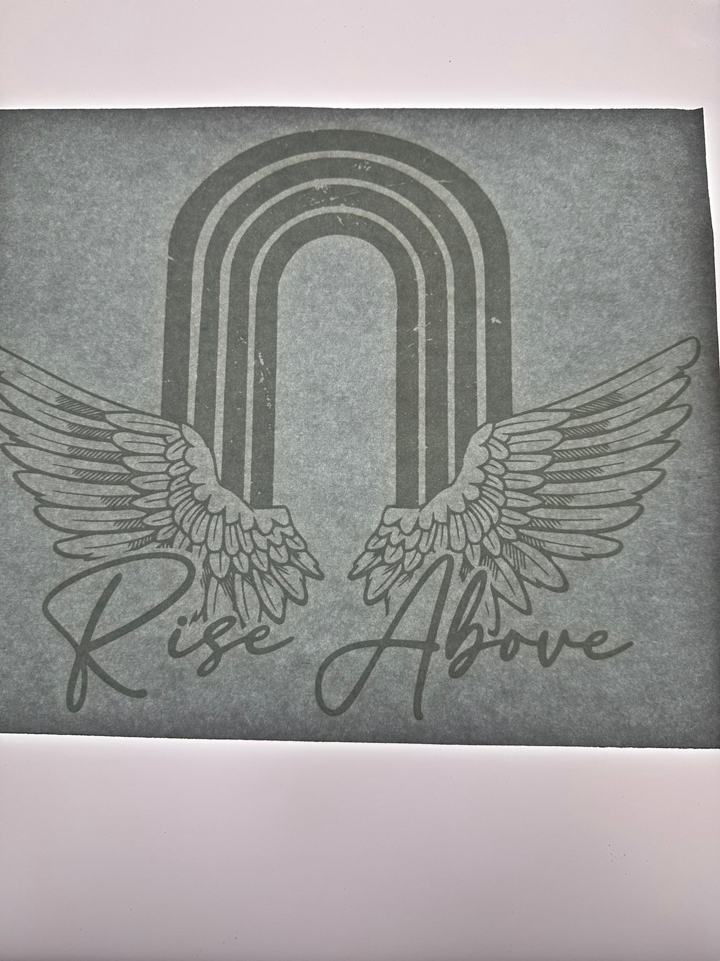 RISE ABOVE TRANSFER (WHITE)