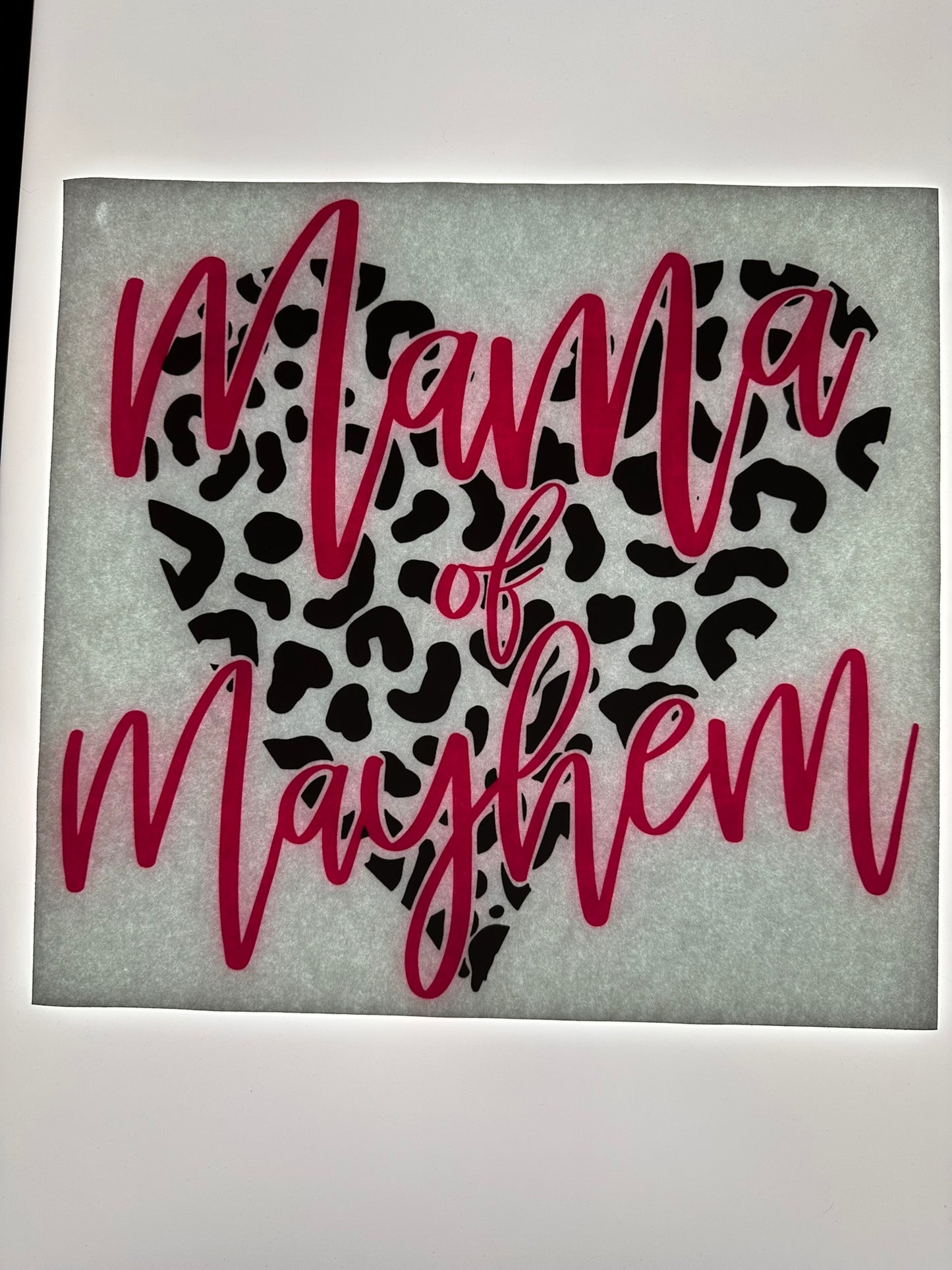 MAMA OF MAYHEM TRANSFER (MULTICOLORED)