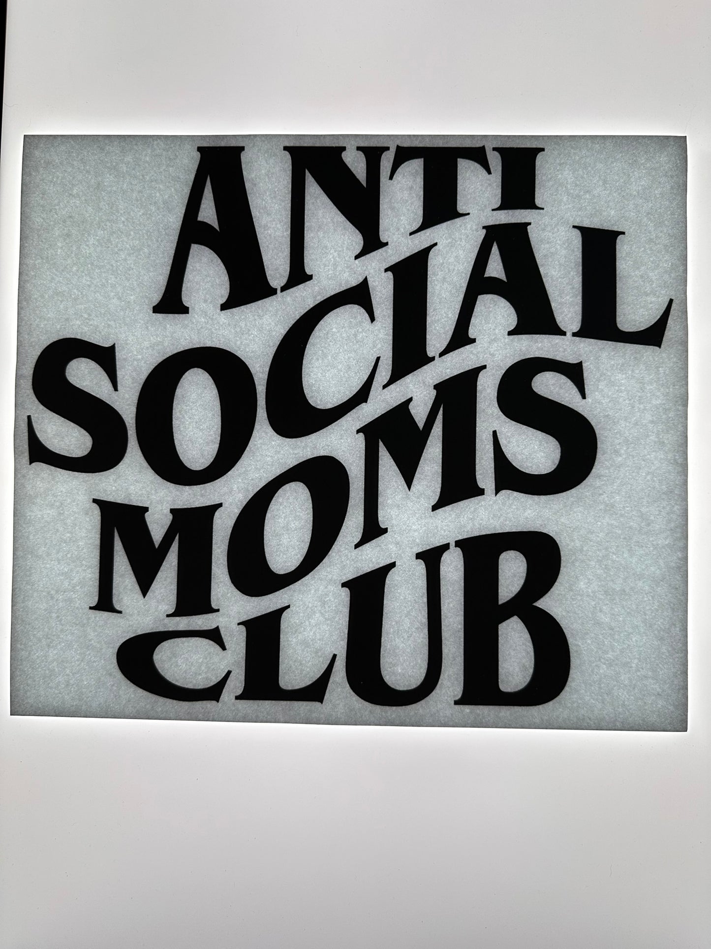 ANTI SOCIAL MOMS CLUB (BLACK)