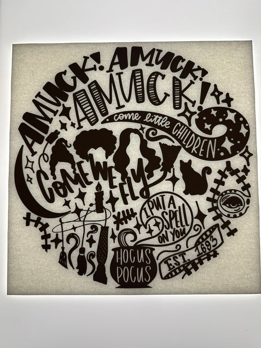 AMUCK AMUCK AMUCK TRANSFER (BLACK)