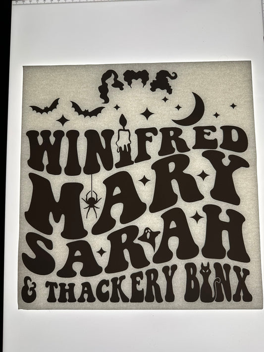 WINIFRED MARY SARAH BINX TRANSFER (BLACK)
