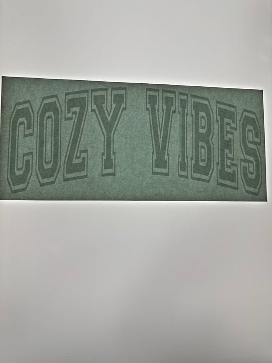 COZY VIBES TRANSFER (WHITE)