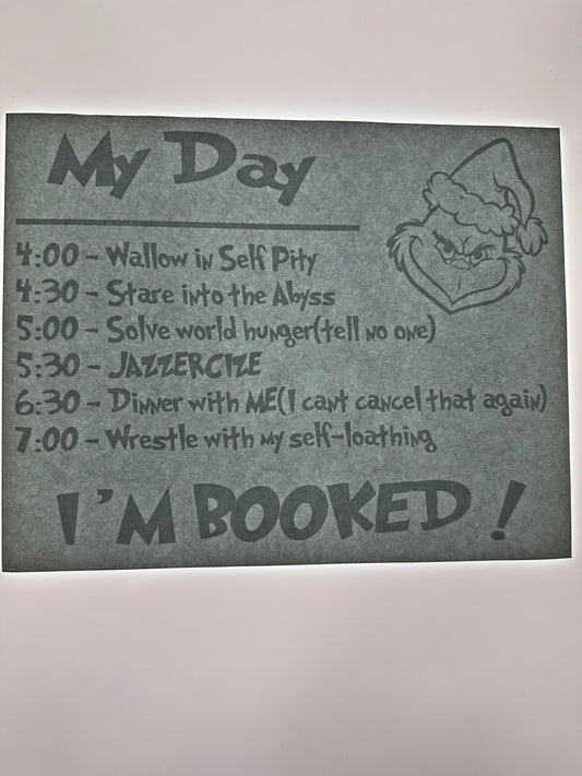 IM BOOKED TRANSFER TRANSFER (WHITE)