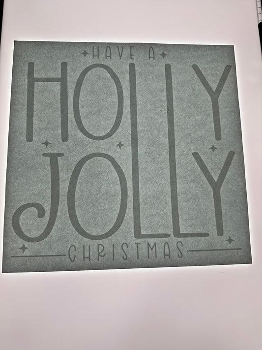 HOLLY JOLLY CHRISTMAS (WHITE)